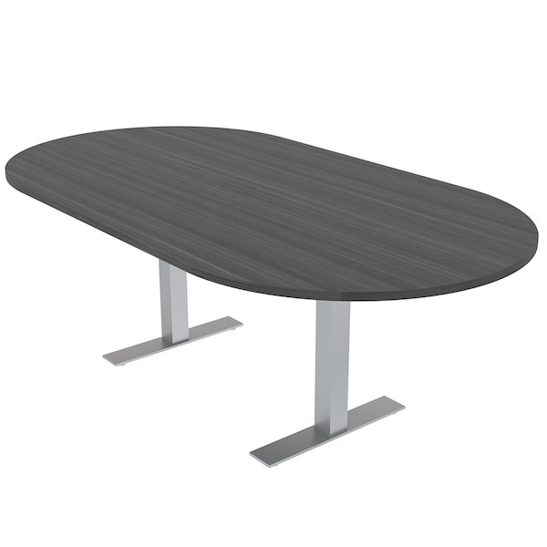 45.25 in W, 71.5 in L, 29 in H, Engineered Wood Top, Grey